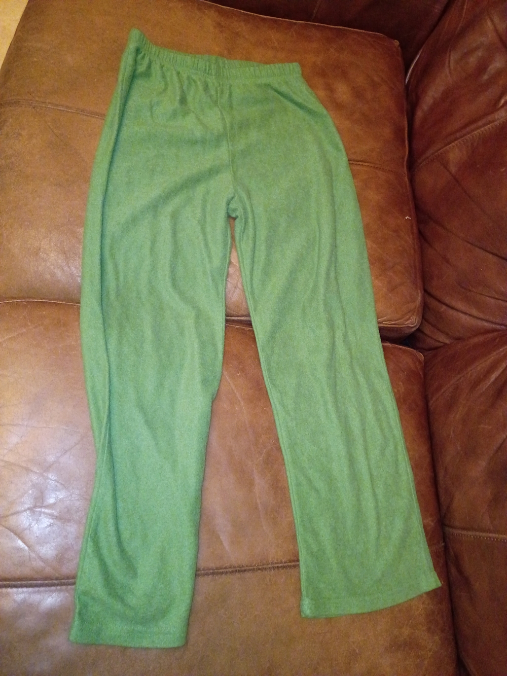 Boys Green Knit Pajama Pant